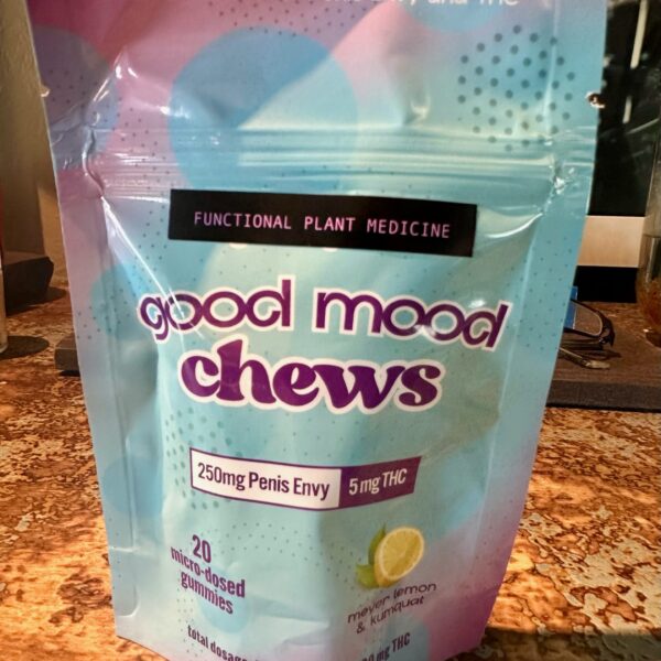 Good Moods Chews - Enlightened with Penis Envy and THC, 250mg Penis Envy 5mg THC
