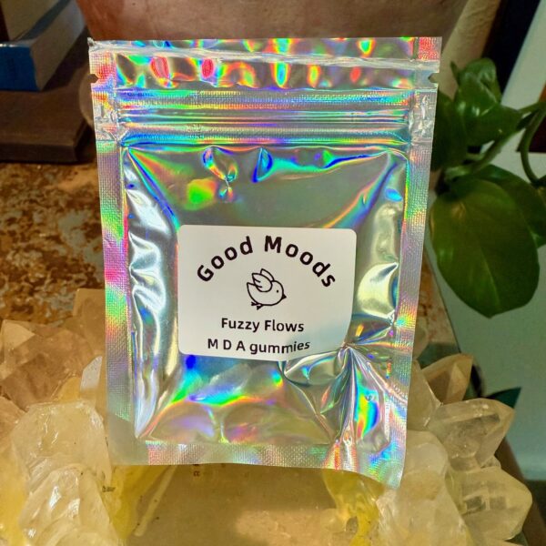M D A Gummies. "Fuzzy Flows" (Sassafras) 60mg Each. Order is for 4 gummies